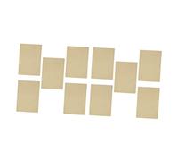 NUOBESTY Piel Sintética de Silicona para Práctica de Tatuajes 10 Láminas Bordes Redondeados Flexible y Doble Cara Tamaño Pequeño Adecuado para Principiantes y Artistas para