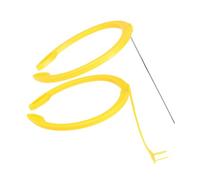 NUOBESTY Pinzas de Inseminación para Cerdos 2 Piezas Soporte Profesional de Inseminación Varilla Plástica y Acero Inoxidable Tamaño Grande Herramienta Ligera y Elástica para Granja