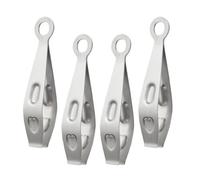 NUOBESTY Pinzas Metálicas para Depilar Plumas de Aves, Juego de 4 Piezas, Acero Inoxidable, Pinzas Compactas Reutilizables para Pollo, Ganso y Cerdo, Herramienta Práctica para Cocina