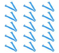 NUOBESTY Pinzas Umbilicales Desechables para Ganado 100 Unidades de Plástico para Cría de Cerdos y Ovejas Herramientas de Lactancia Umbilical para Prevención de Hemorragias Granjas