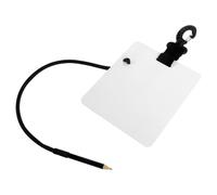 NUOBESTY Pizarra Subacuática para Escribir Agua, Ligera y Resistente, de Plástico, Tamaño Estándar, con Clip para Buceo y Comunicación en Actividades Acuáticas