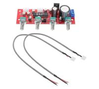 NUOBESTY Placa de Control de Preamplificador Lm1036 Ajuste de Tono y Control de Volumen, Módulo Metálico para Grabación Musical y Presentaciones de Alta Fidelidad
