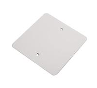 NUOBESTY Placa Metálica para Enchufe Tipo Acero Inoxidable Cubierta Ciega Resistente la Corrosión Fácil Instalación para Pared y Techo Tapa Ciega Decorativa para Interruptores y Enchufes
