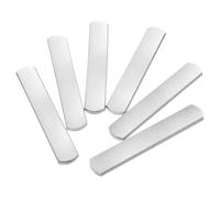 NUOBESTY Placas de Acero Inoxidable Peso para Entrenamiento, 6 Piezas para Correr y Ejercicios en Casa o Gimnasio, Accesorio Adecuado para Chalecos y Leggings Peso