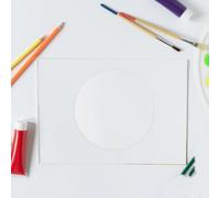 NUOBESTY Placas de Gel Reutilizables para Impresión Artística - Kit de 3 Piezas A4 26X20X08Cm A5 128X18X08Cm Redonda 18X08Cm - Placas de Gel Transparentes y Flexibles para