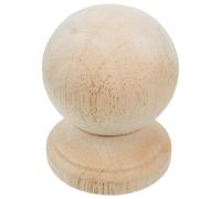 NUOBESTY Pomo Decorativo para Cabecero de Cama en Madera Color Caqui Diseño Estético y Almacenamiento Funcional para Barandillas y Marcos de Cama