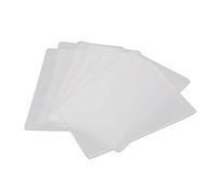 NUOBESTY Portadocumentos Bancario Transparente 50 Fundas De Silicona Mate Tarjetas De Autobús y Socio