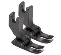 NUOBESTY Prensatelas para Máquina Industrial 2 Piezas Juego de Prensatelas de Metal P351 Negro Compatible con Máquinas de Coser Brother Singer Accesorio para Coser Telas Pesadas