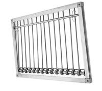 NUOBESTY Puerta Metálica para Jaula de Entrada Segura y Duradera para Pájaros Mensajeros Resistente Acero Inoxidable para Palomares y Jaulas de Gran