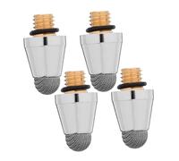 NUOBESTY Puntas de Lápiz Óptico Rosca M5 para Pantalla Táctil, 5 Mm, Punta de Fibra de Malla Resistente para Diseño y Dibujo, 4 Piezas, Compatibles Tabletas y Lápices Digitales, Color