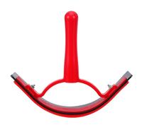 NUOBESTY Raspador de Sudor Tamaño 22x19.5x5.7cm de Plástico Rojo para Caballos Herramienta Multiusos para Limpieza Rápida en Establos y Cuidado Ecuestre