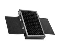 NUOBESTY Reflector de Luz Flash Rejilla de Panal Portátil, Accesorio Compacto para Flash, Control de Iluminación para Fotografía Profesional, Compatible la Mayoría de Flashes, Color Negro