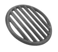 NUOBESTY Rejilla de Hierro Fundido Redonda para Barbacoa Plancha Resistente para Parrilla y Distribución del Calor y Fácil Mantenimiento