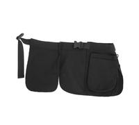 NUOBESTY Riñonera Multibolsillos para Jardinería Organizador de Herramientas Riñonera Deportiva para Correr Cinturón de Lona Negra para Hombre