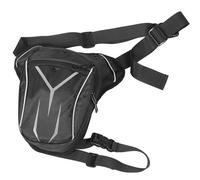 NUOBESTY Riñonera para Motocicleta Ajustable de Tela Oxford Negro Diseño de Doble Uso para Senderismo y Aventuras al Aire Libre para Hombres y Mujeres