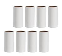 NUOBESTY Rodillo Quitapelusas Adhesivo para Mascotas y Ropa, Papel en Rollo Reemplazable 8 Unidades, Accesorio para Limpieza Doméstica de Pelo, Pelo de Mascota y Pelusa en Sofá