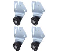 NUOBESTY Rodillos para Puertas Correderas de Armario 1 Juego Poleas de Nylon Resistentes para Puertas de Madera Ruedas Silenciosas para Rieles de Armarios Empotrados Herrajes Duraderos