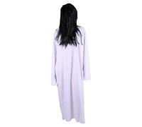 NUOBESTY Ropa Sadako Vestido De Traje Renacentista Uñas Falsas Disfraz De Fantasma Embrujado para Mujer Vestido De Niño Tela Tejida Vestido De Bruja Adulto Novia Fantasma