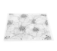 NUOBESTY Sello de Goma Transparente Diseño Floral para Manualidades, Fácil Alineación y Alta Durabilidad Adecuado para Decoración de Tarjetas y Diarios