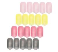 NUOBESTY Set de 20 Piezas de Pinzas Ajustables para Removedor de Uñas Acrílicas Clips Plásticos para Envoltura de Quitaesmalte Profesional Colores Surtidos Rosa Oscuro Rosa Cerezo
