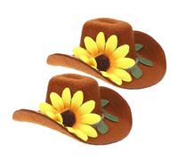 NUOBESTY Sombreritos para Botellas Pequeñas de Vino 2 Piezas Fundas Decorativas de Fieltro para Decoración DIY Fiestas Navideñas y Eventos Temáticos