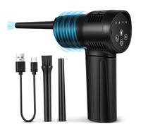 NUOBESTY Soplador De Aire Eléctrico Plumero para Computadora Purificador De Aire para El Hogar Inalámbrico Aire Comprimido Y Plumero Plumeros Eléctricos Plumero De Aire Inalámbrico