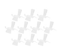 NUOBESTY Soporte de Exhibición Acrílico Transparente 10 Piezas para Colecciones de Minerales y Rocas, Organizador de Cristal Grande, Estante de Almacenamiento para Objetos Decorativos