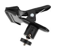 NUOBESTY Soporte de Flash Reflector con Abrazadera de Montaje para Cámara Clip de Giratorio Compatible con Equipos Fotográficos