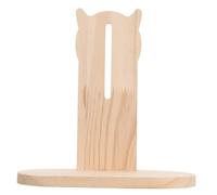 NUOBESTY Soporte de Madera para Rueda de Hámster Silenciosa Base Estable y Diseño Mudo para Ejercicio Seguro de Roedores Pequeños Accesorio Práctico para Nocturnos