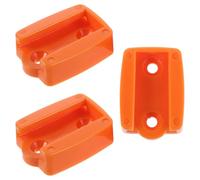 NUOBESTY Soporte de Repuesto para Exprimidor Automático de Naranjas 3 Piezas de Plástico Resistente Color Naranja 50x50x4 Cm Accesorio para Máquina Eléctrica de Jugo Uso Comercial