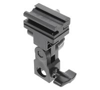 NUOBESTY Soporte para Flash con Adaptador para Paraguas Compatible Tipos de Flash para Fotografía Profesional y Estudio Tornillos de Seguridad y Trípodes