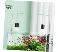 NUOBESTY Soporte para Lámpara de Pecera de Aluminio Ajustable Resistente Estantería Colgante para Tanque de Peces Pequeños Accesorio Práctico para Acuarios