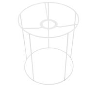 NUOBESTY Soporte para Lámpara DIY de Hierro Forjado Marco para Pantalla de Lámpara Redondo de 20-23 CM de Diámetro Estructura de Mesa y Colgante Material para Proyectos de Iluminación