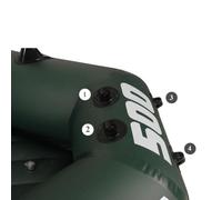 NUOBESTY Soporte para Motor de Kayak Inflable de Metal Negro, Fácil de Instalar y Compatible Canoas y Botes para Pesca Marina