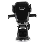 NUOBESTY Soporte para Teléfono De Coche Universal Estrellarse Auto Montar Accesorios De Coche Sujeta Moviles para Coche Copa De Succión para Teléfono Móvil Montaje De Dashcam Negro Abs