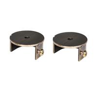 NUOBESTY Soportes para Cortinas De 28 Mm Diámetro, Soporte De Pared Latón Anticuario, Fijación Resistente para Barra De Cortina, Accesorios para Decoración del Hogar, Paquete De 2 Unidades