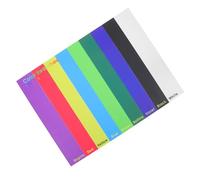 NUOBESTY Tabla de Prueba de Lentes de Cámara Tarjeta de Calibración de Color Comprobador de Lentes para Ajuste de Enfoque de Monitoreo Uso Sistemas de Monitoreo de Seguridad