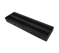 NUOBESTY Tabla para Pedales de Efectos de Guitarra Negra Montaje Independiente y Sistema Antideslizante para Presentaciones y Estudio