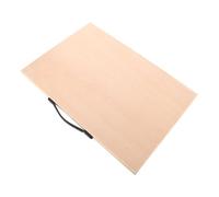 NUOBESTY Tablero de Dibujo Portátil de Madera 44,5 X 30,5 X 1,5 Cm para Artistas Estudiantes Color Natural Superficie Lisa para Exteriores y