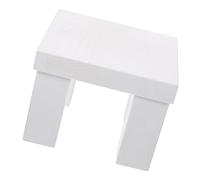 NUOBESTY Taburete y Accesorios de Fotografía Pequeño Blanco Portátil para Fotografía de Madera Adecuado para Crear una Atmósfera Cálida Diseño Único y Práctico