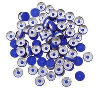 NUOBESTY Tapas de Aluminio para Botellas de Vidrio, Sellos Farmacéuticos Resistentes, 240 Unidades, Silicona Suave para Sellado Seguro, Uso en Laboratorio y Almacenamiento Color Aleatorio