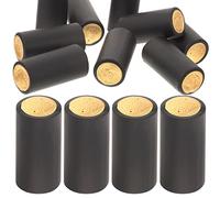 NUOBESTY Tapas De Botella De Vino Tinto 200 Piezas Fundas Termoretráctiles De Pvc Para Sellado Seguro Accesorios De Bar Para Casa Oficina Bodega 2.36X1.22X1.22In