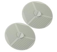 NUOBESTY Tapas Flexibles de Silicona para Almacenar Alimentos y Proteger Microondas, 2 Unidades Medianas, Salvamanteles Térmicos para Uso en Cocina y Hogar