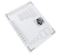 NUOBESTY Tapete de Silicona para Uñas y Placa de Estampado, 1 Unidad, Tamaño Mediano, Flexible y Lavable, para Manicura y Práctica de Nail Art, Protección de Mesa y Guía de Pegatinas