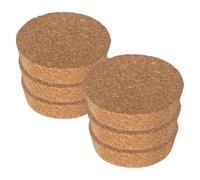 NUOBESTY Tapones de Corcho para Frascos de Vidrio Hidropónicos, 6 Piezas Tamaño 90X20X83 MM sin Perforación, Cierre Reutilizable, Ideales para Jarrones Decorativos y Recipientes Terrarios