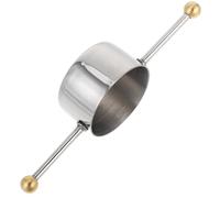 NUOBESTY Taza Medidora de Acero Inoxidable 30 Ml para Cócteles, Copa Medidora de Onzas para Barra y Bartender, Utensilio para Vino y Whisky en Casa, Práctico y Resistente