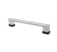 NUOBESTY Tirador para Puerta Corrediza de Congelador 160 MM Acero Inoxidable Resistente Manija de Repuesto para Frigorífico Vitrina Comercial y Armarios de Cocina