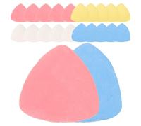 NUOBESTY Tizas para Coser Ropa Triangulares 30 Piezas Colores Surtidos Tiza de Sastre Profesional Marcadores de Tela para Costura Herramientas de Marcado para Proyectos de Color Aleatorio