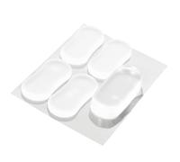 NUOBESTY Topes de Inodoro de Silicona Transparentes Kit de Repuesto 1 Grande 4 Pequeños Almohadillas Amortiguadoras Antideslizantes para Asiento de Inodoro Accesorio para Baño