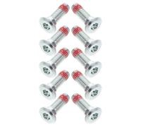 NUOBESTY Tornillos de Fijación para Disco de Freno de Motocicleta y Bicicleta Eléctrica M8X25 Paso Escalonado 10 Piezas Pernos de Rotor Duraderos para Sistemas de Freno Delantero y